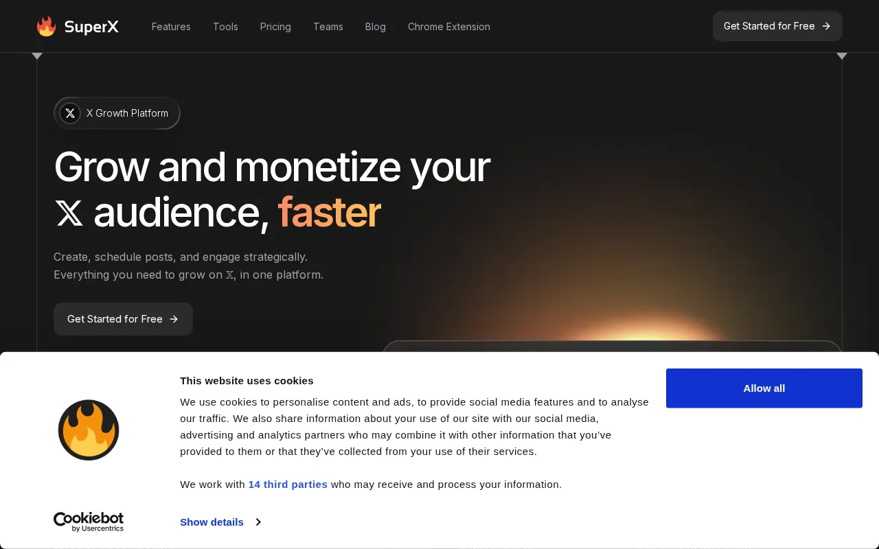 SuperX — preview screenshot