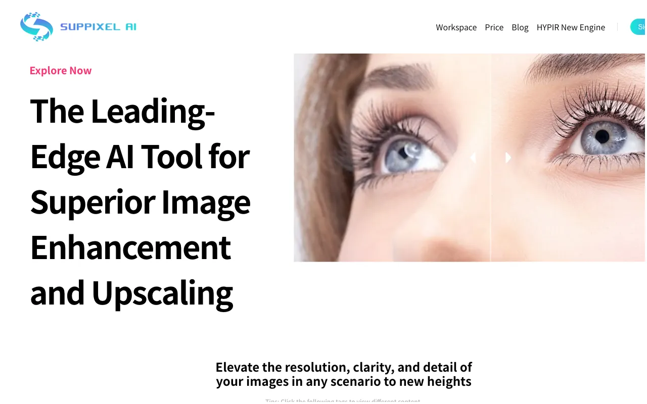 SupPixel AI — preview screenshot
