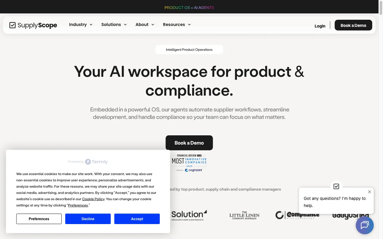 SupplyScope — preview screenshot