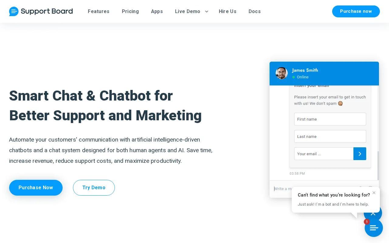 Support Board — preview screenshot
