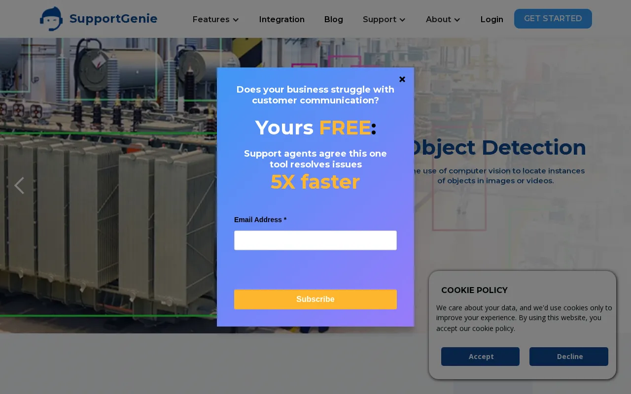 SupportGenie — preview screenshot