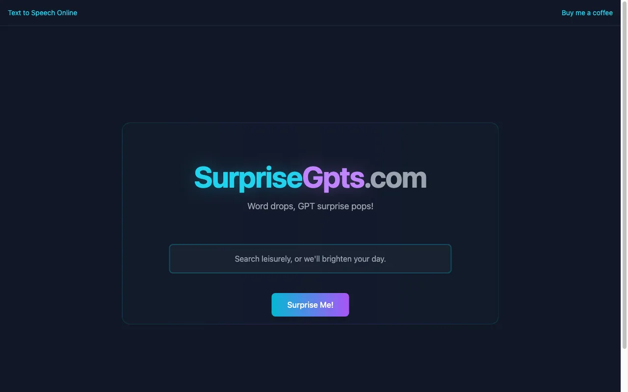 SupriseGpts — preview screenshot