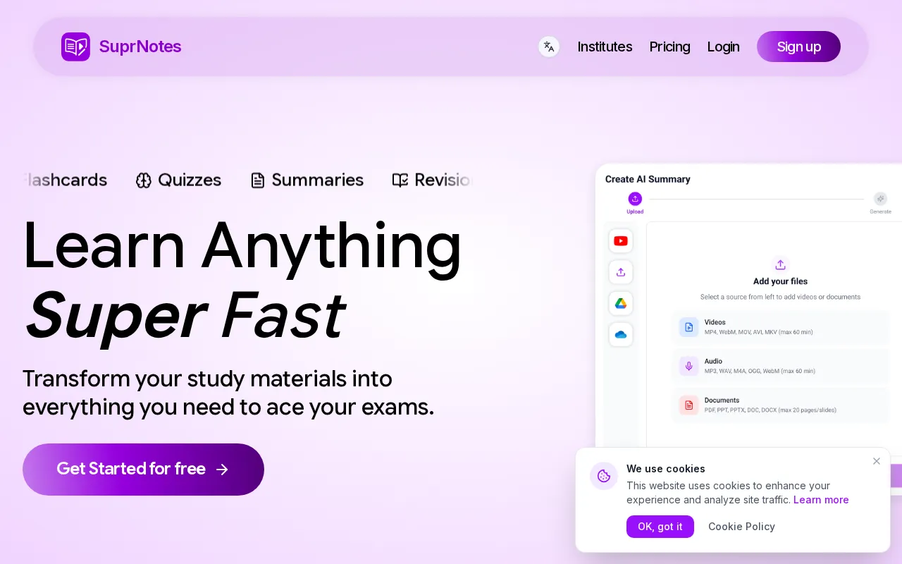 Suprnotes — preview screenshot