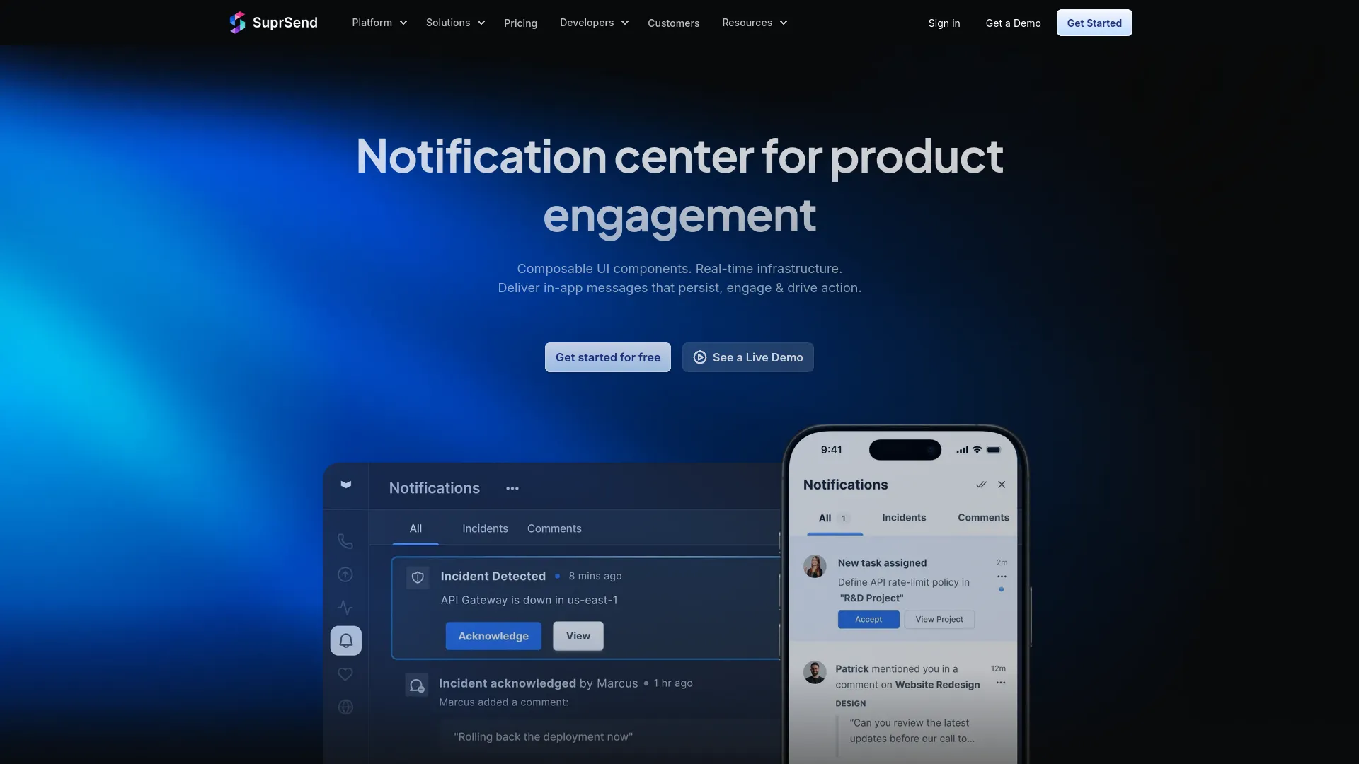 SuprSend — preview screenshot