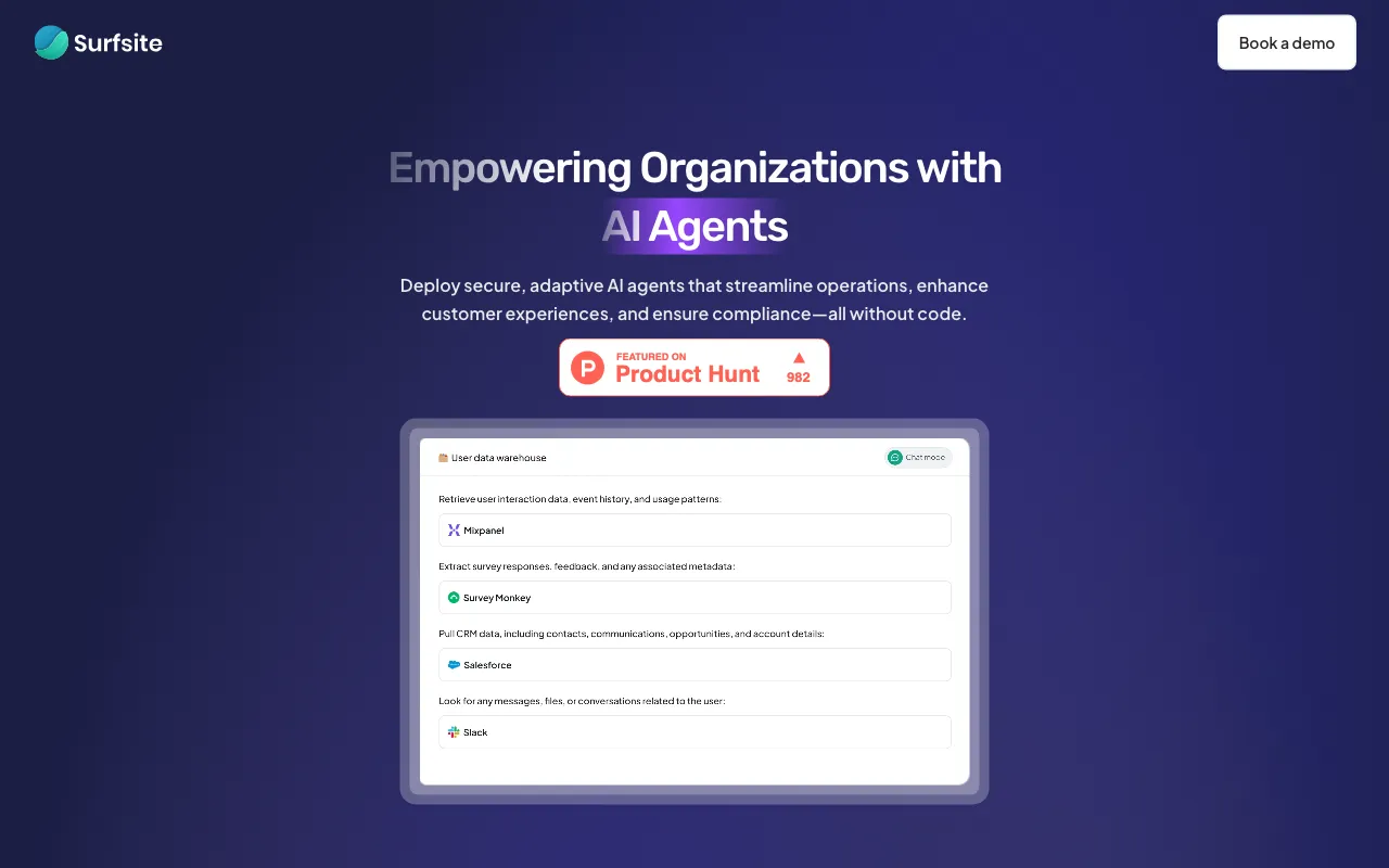 Surfsite — preview screenshot