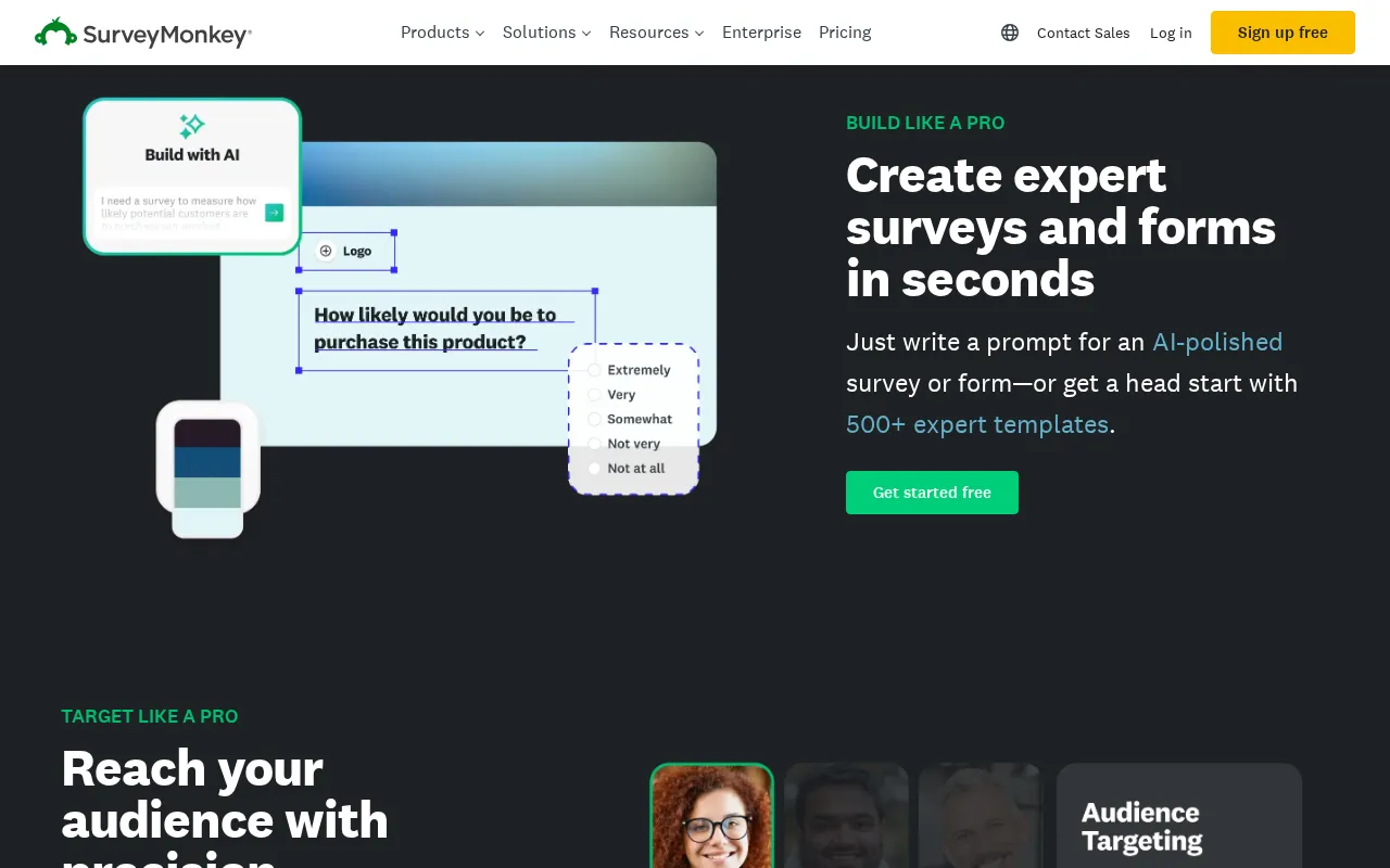 SurveyMonkey — preview screenshot