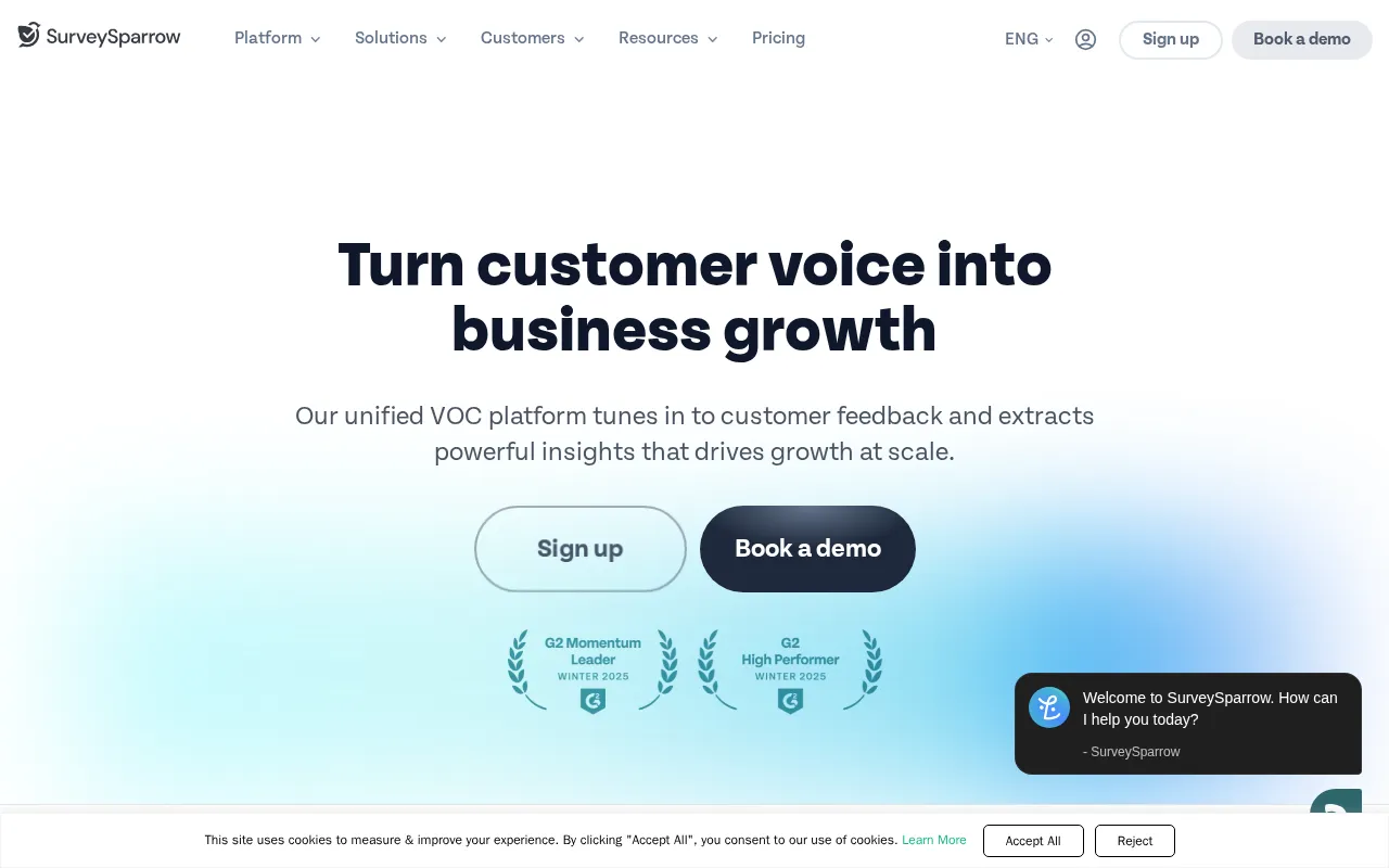 SurveySparrow — preview screenshot