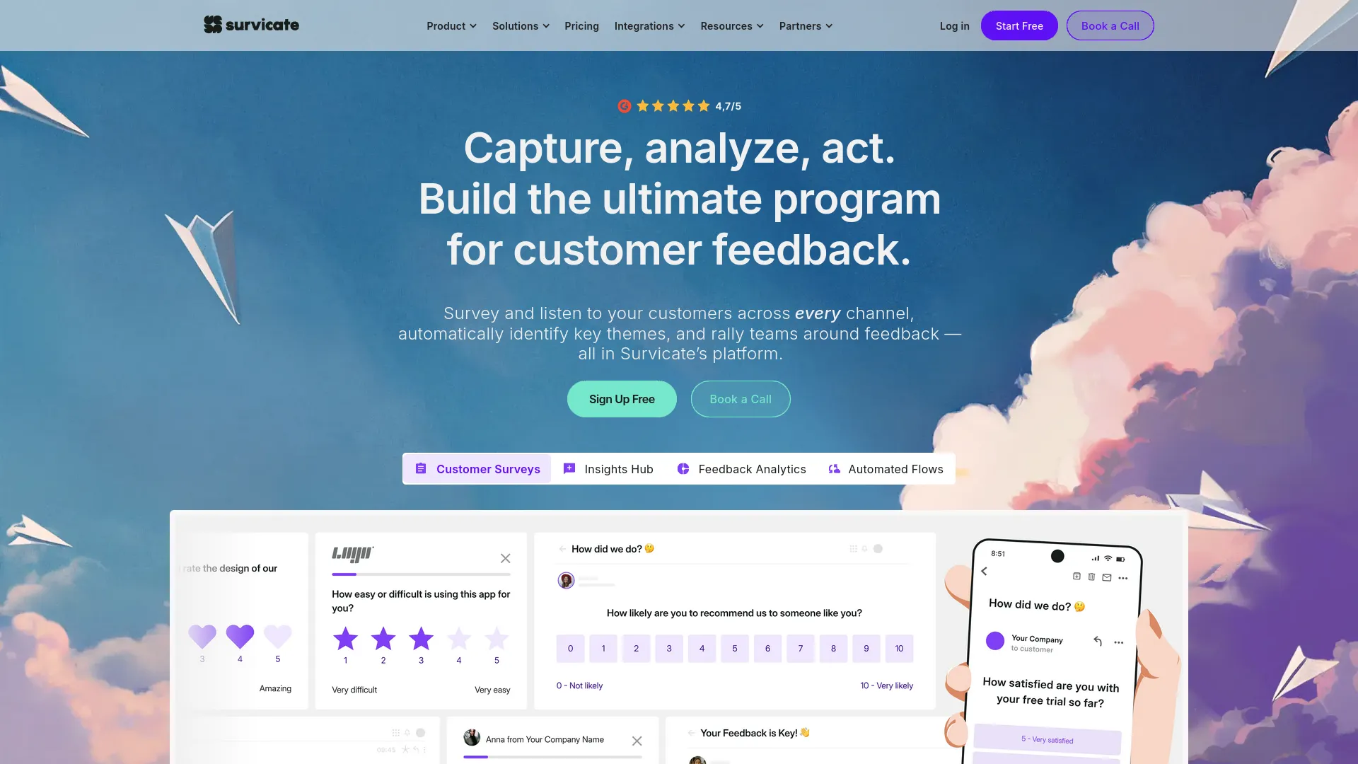 Survicate — preview screenshot