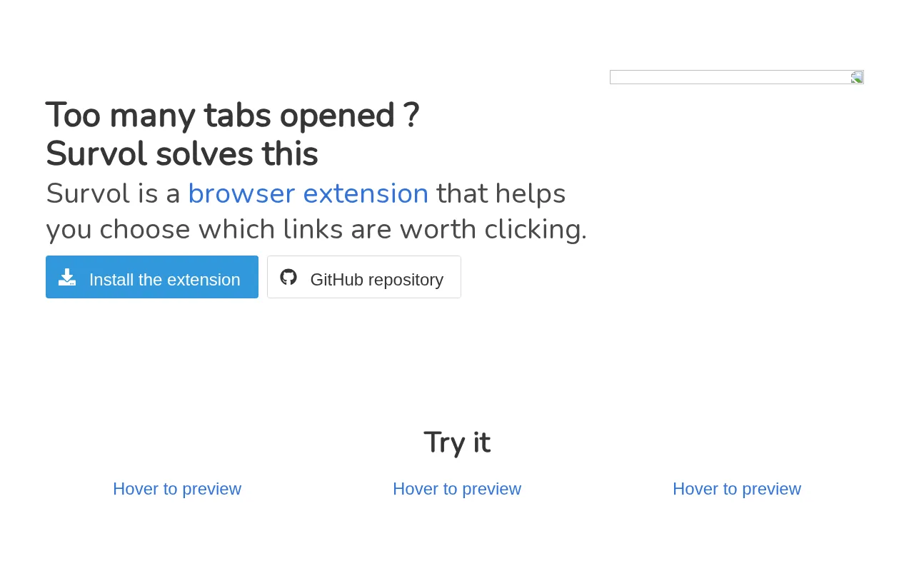 Survol — preview screenshot