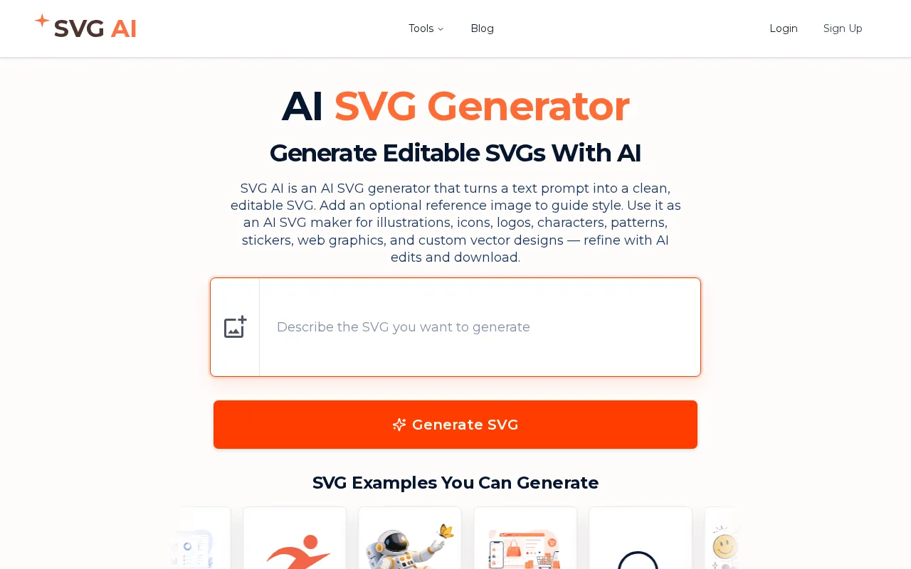 SVG AI — preview screenshot