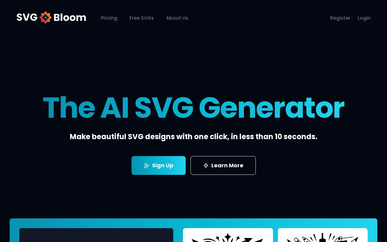SVG Bloom — preview screenshot