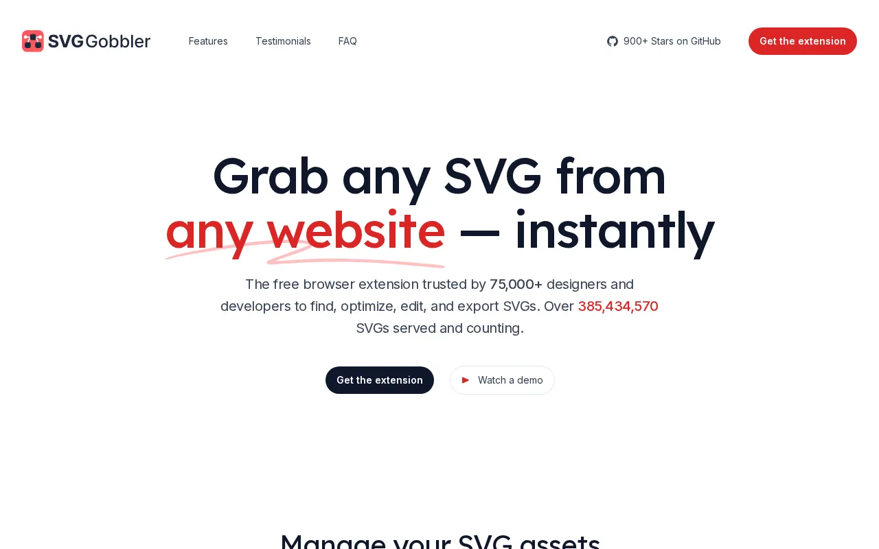 SVG Gobbler — preview screenshot