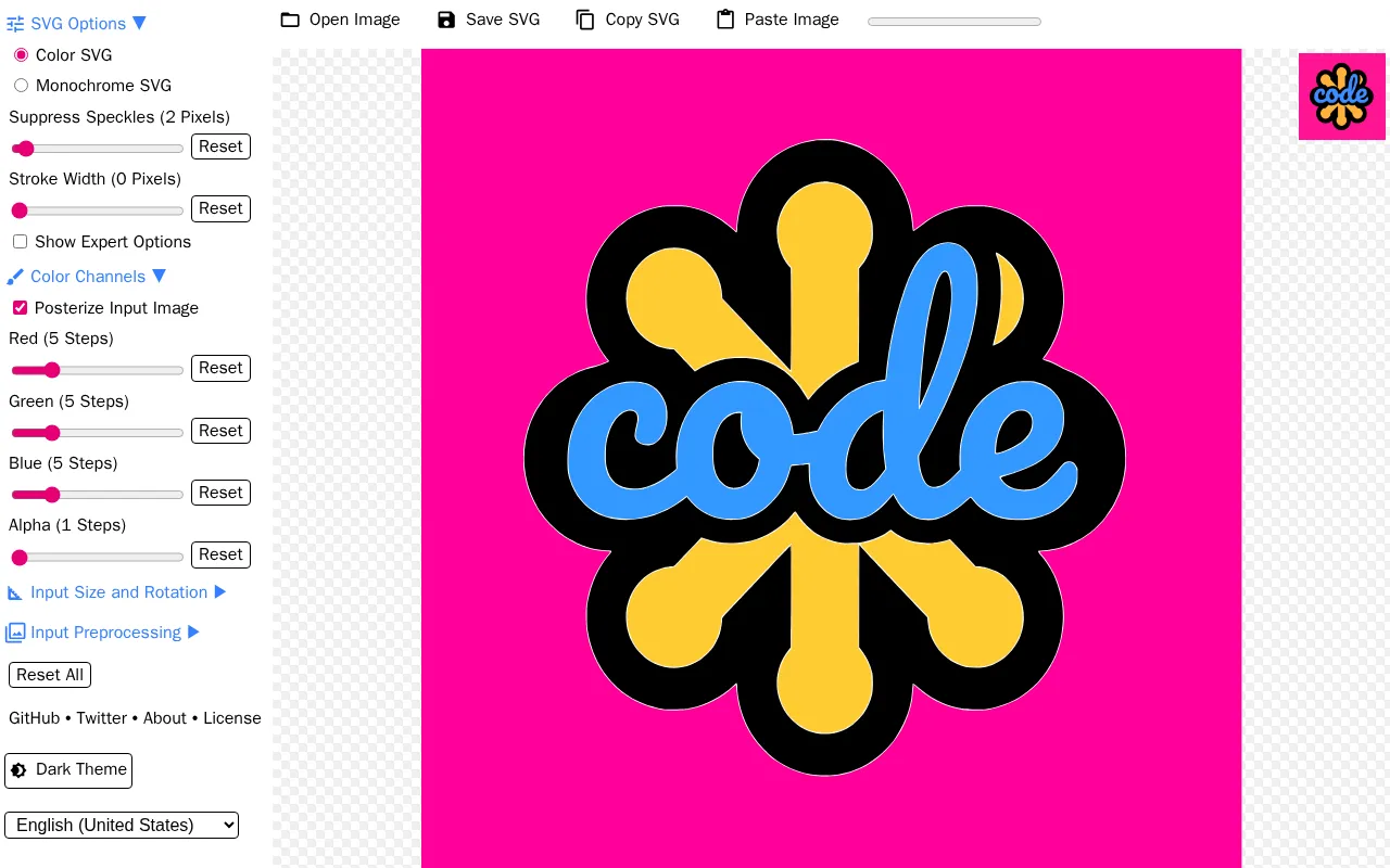 SVGcode — pricing page