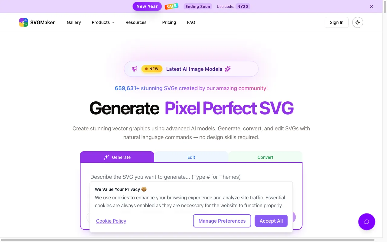 SVGMaker — preview screenshot