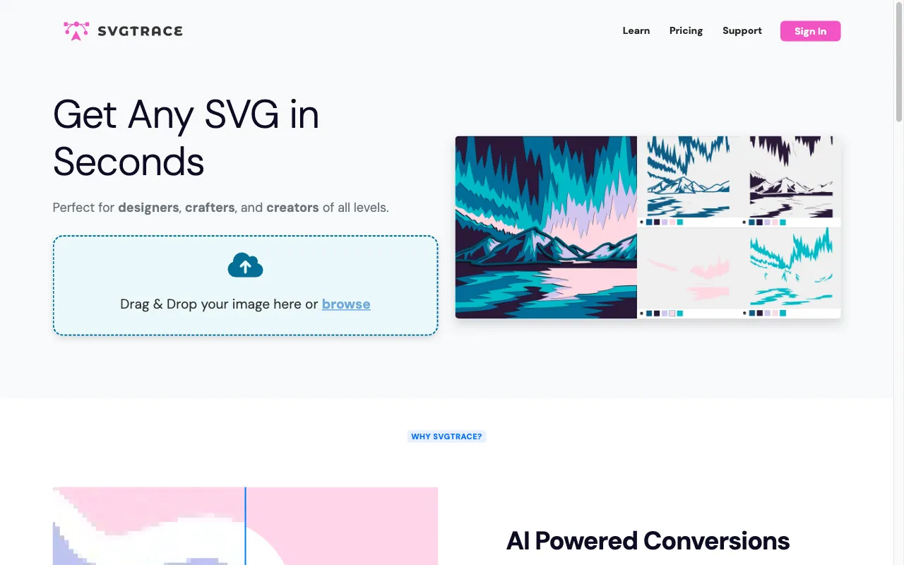svgtrace.com — preview screenshot