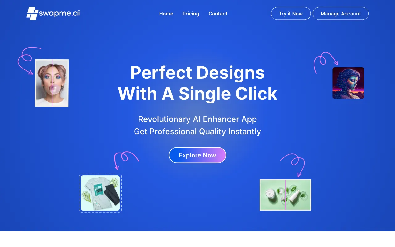 swapme.ai — preview screenshot