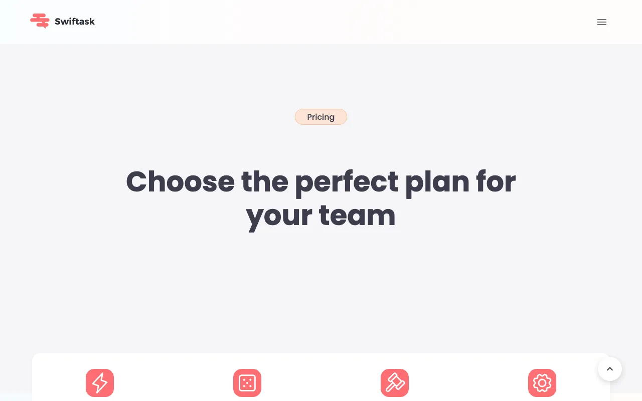 Swiftask — pricing page