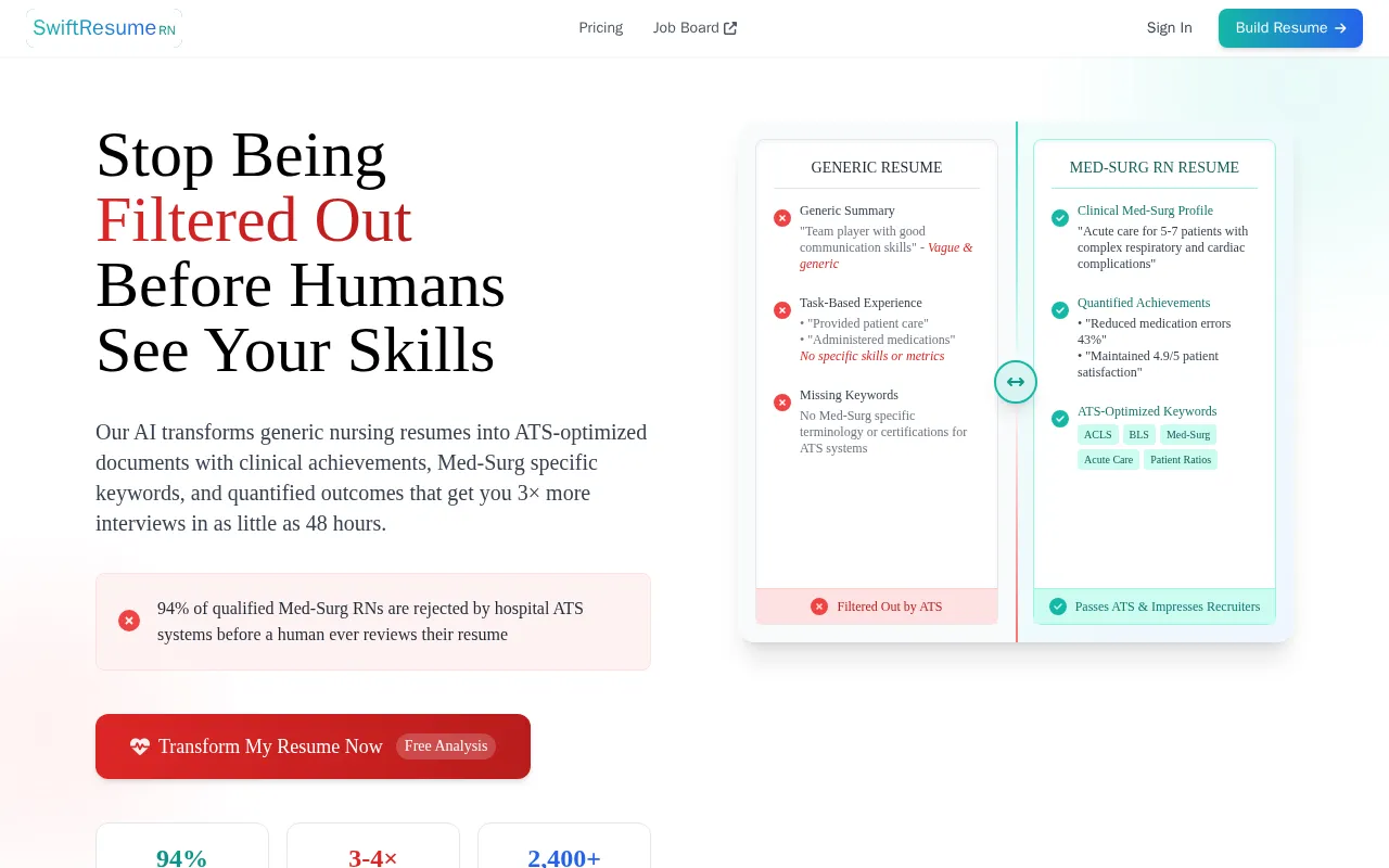 SwiftResume — preview screenshot