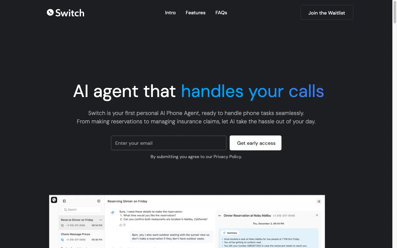 Switch — preview screenshot