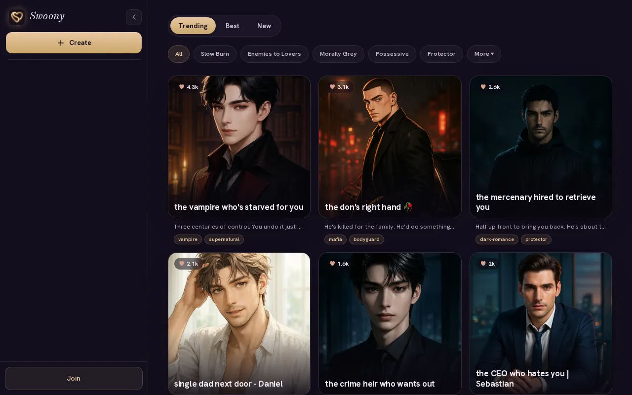 Swoony — preview screenshot