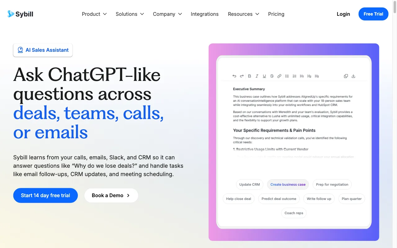 Sybill — preview screenshot