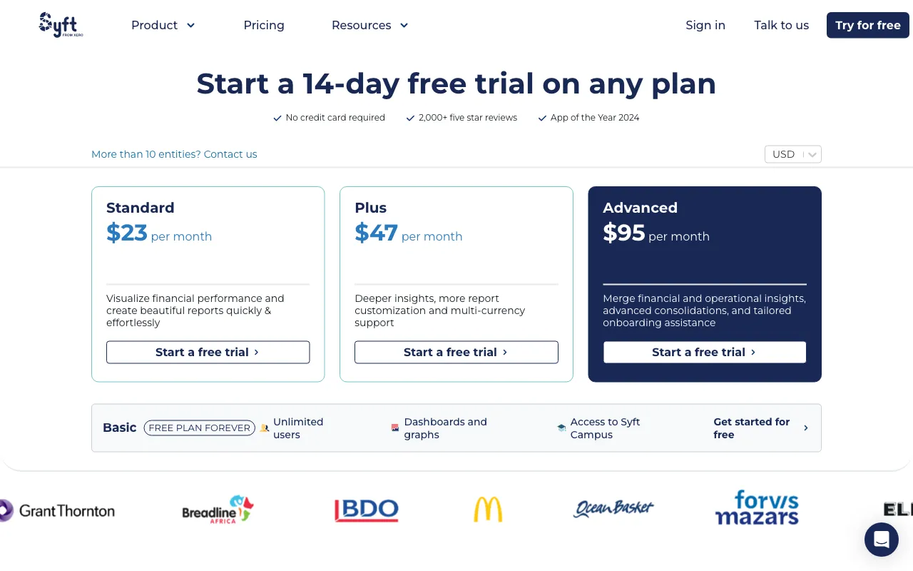 Syft Assist AI — pricing page