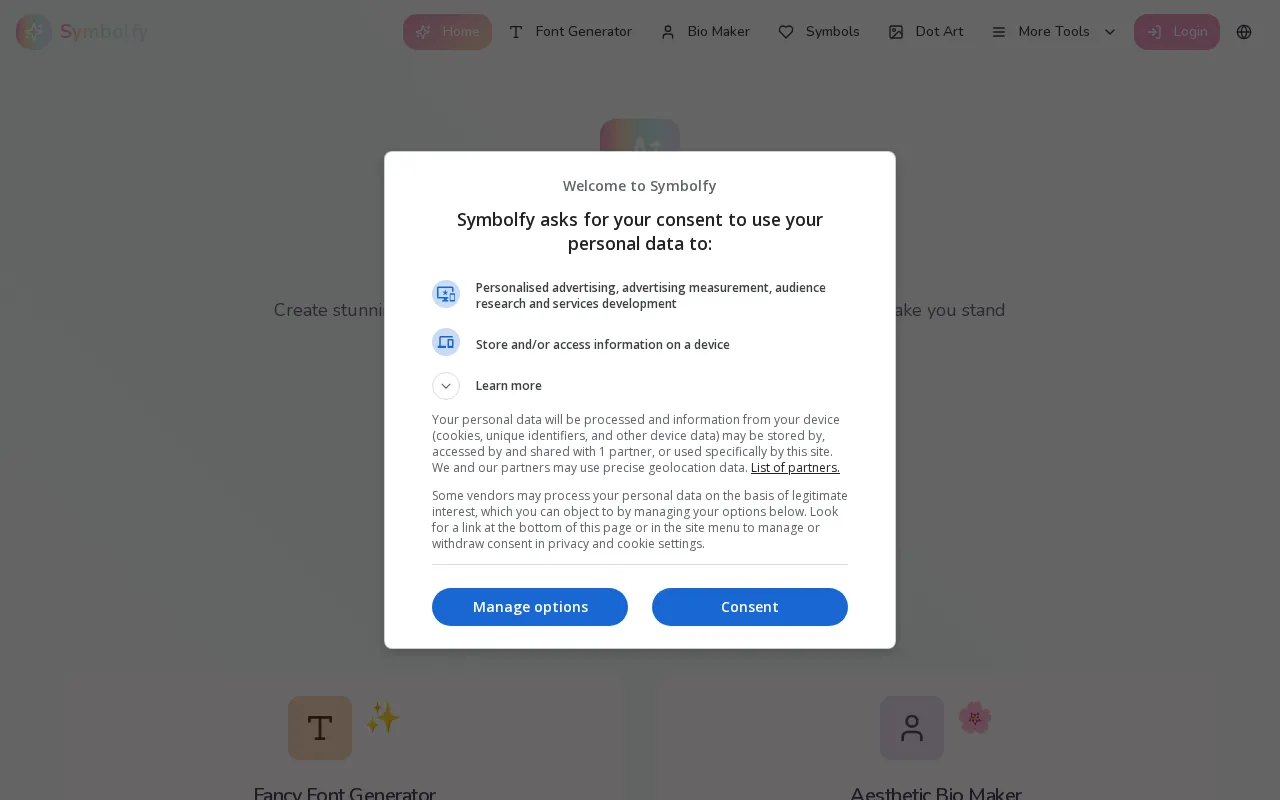 Symbolfy — preview screenshot