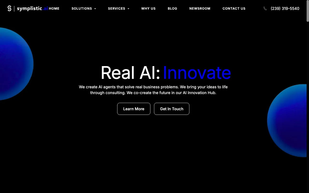symplistic.ai — preview screenshot