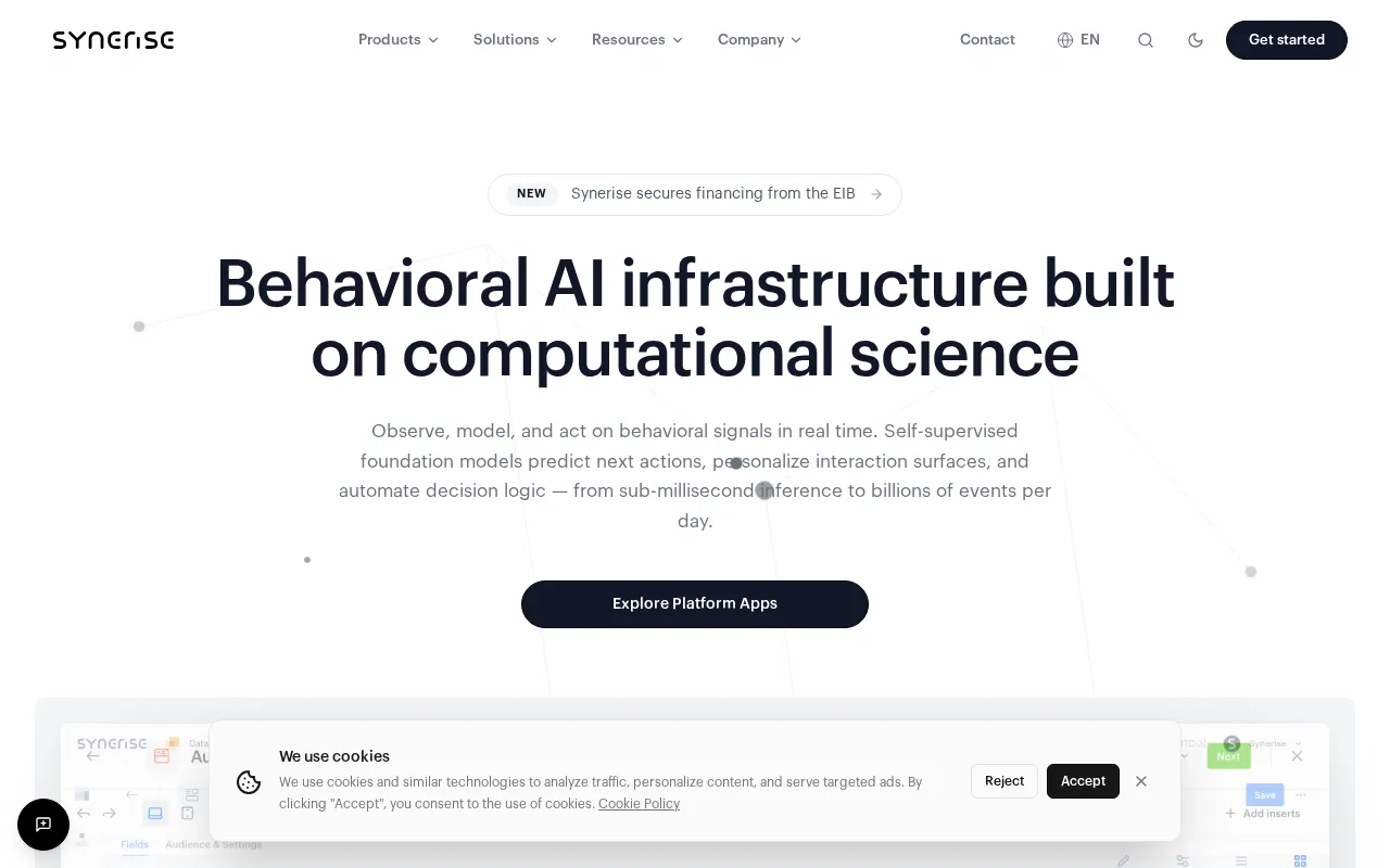 Synerise — preview screenshot