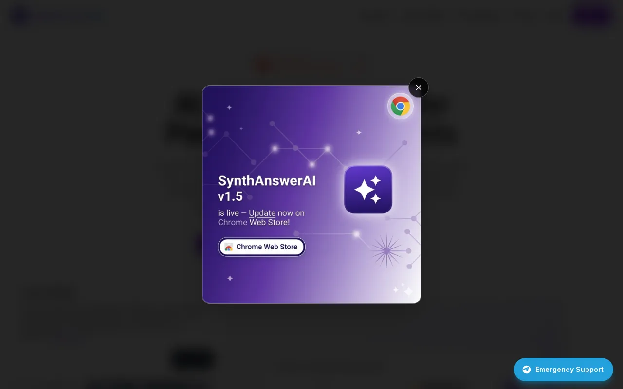 SynthAnswer AI — preview screenshot