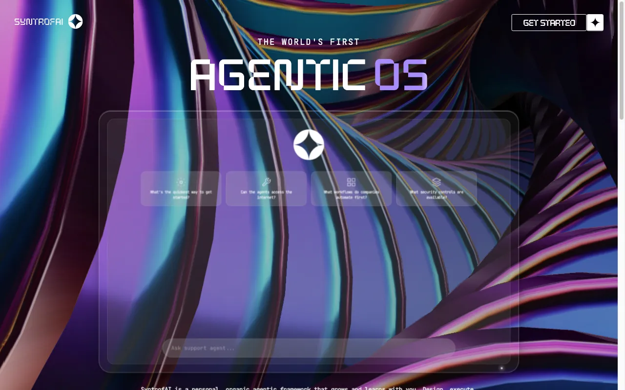 SyntrofAI — preview screenshot