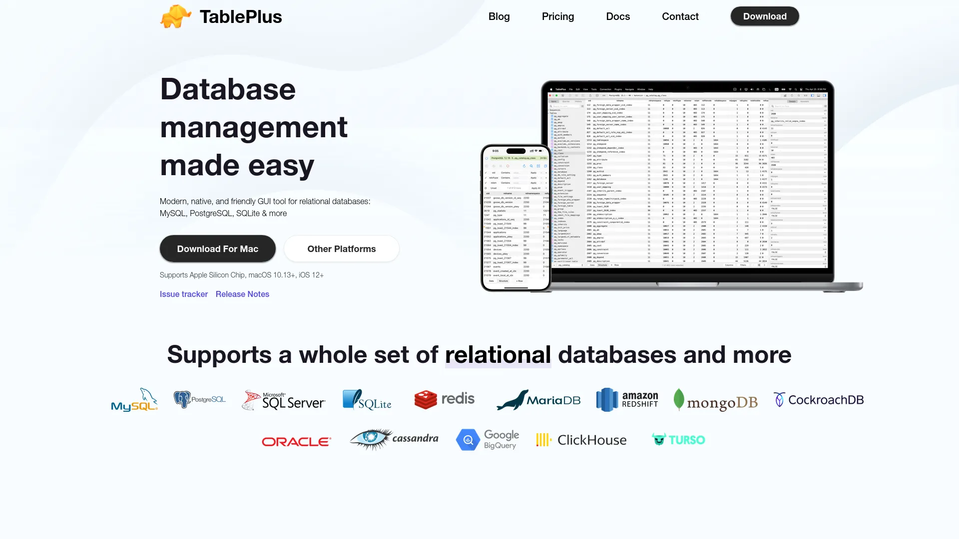 TablePlus — preview screenshot