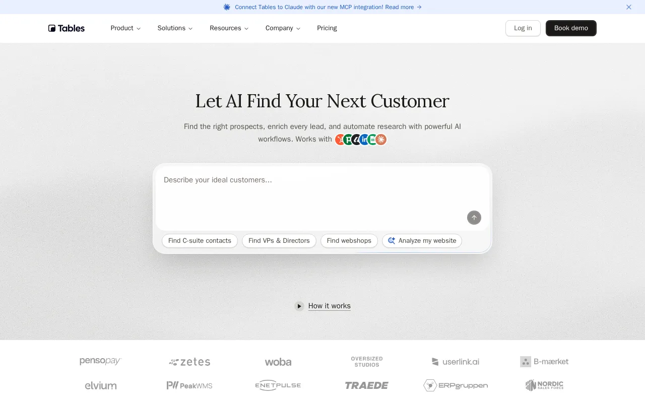 Tables — preview screenshot
