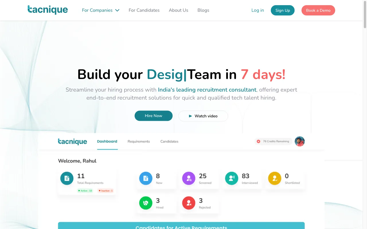 Tacnique — preview screenshot