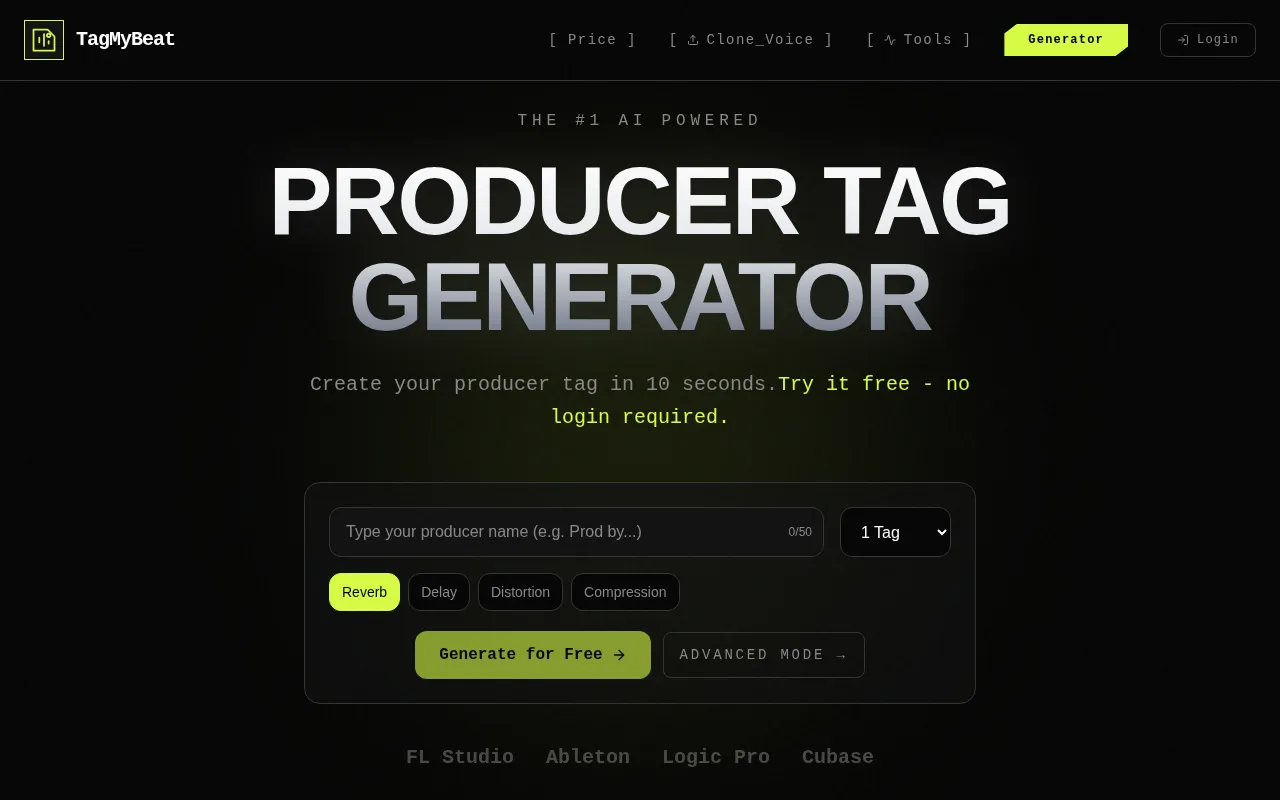 Tagmybeat — preview screenshot