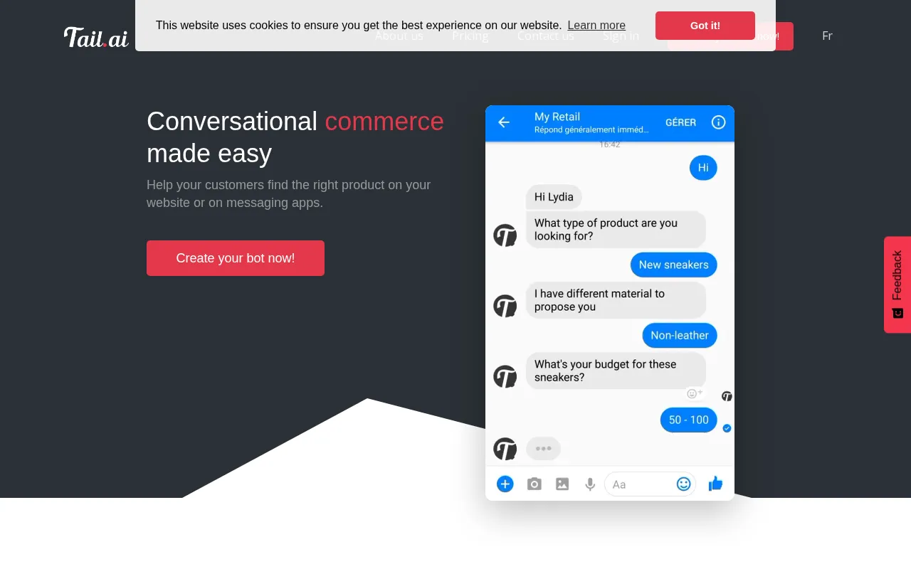 Tail.ai — preview screenshot