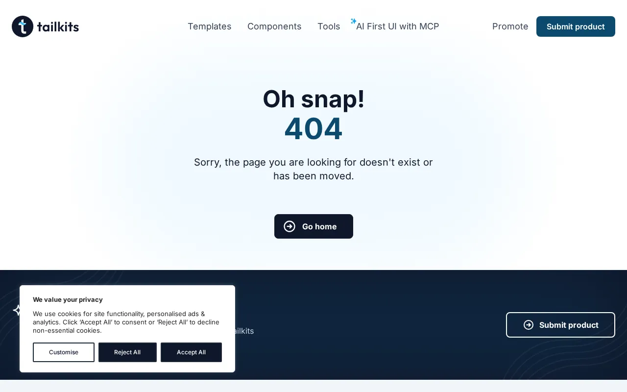 Tailkits — pricing page