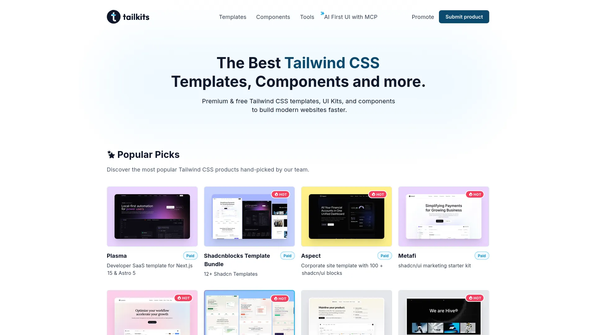 Tailkits — preview screenshot