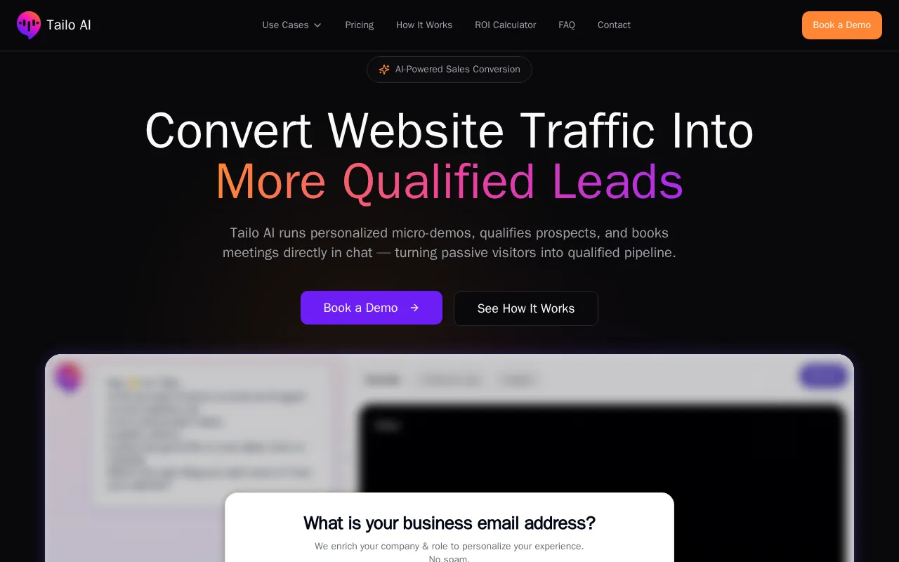 Tailo AI — preview screenshot