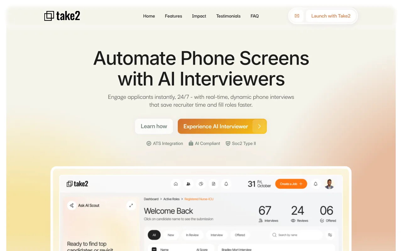 Take2 AI — preview screenshot