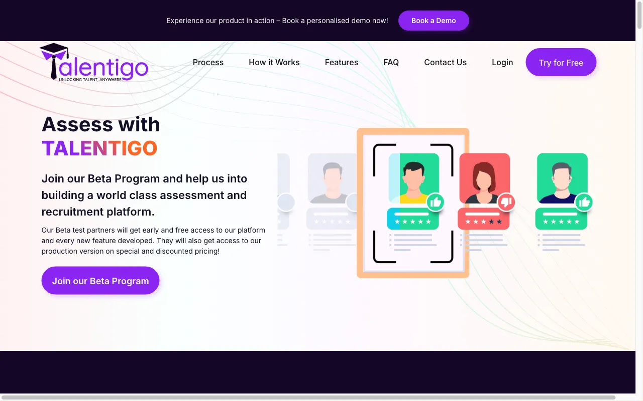 Talentigo — preview screenshot