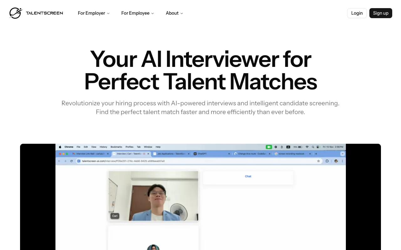 TalentScreen AI — preview screenshot