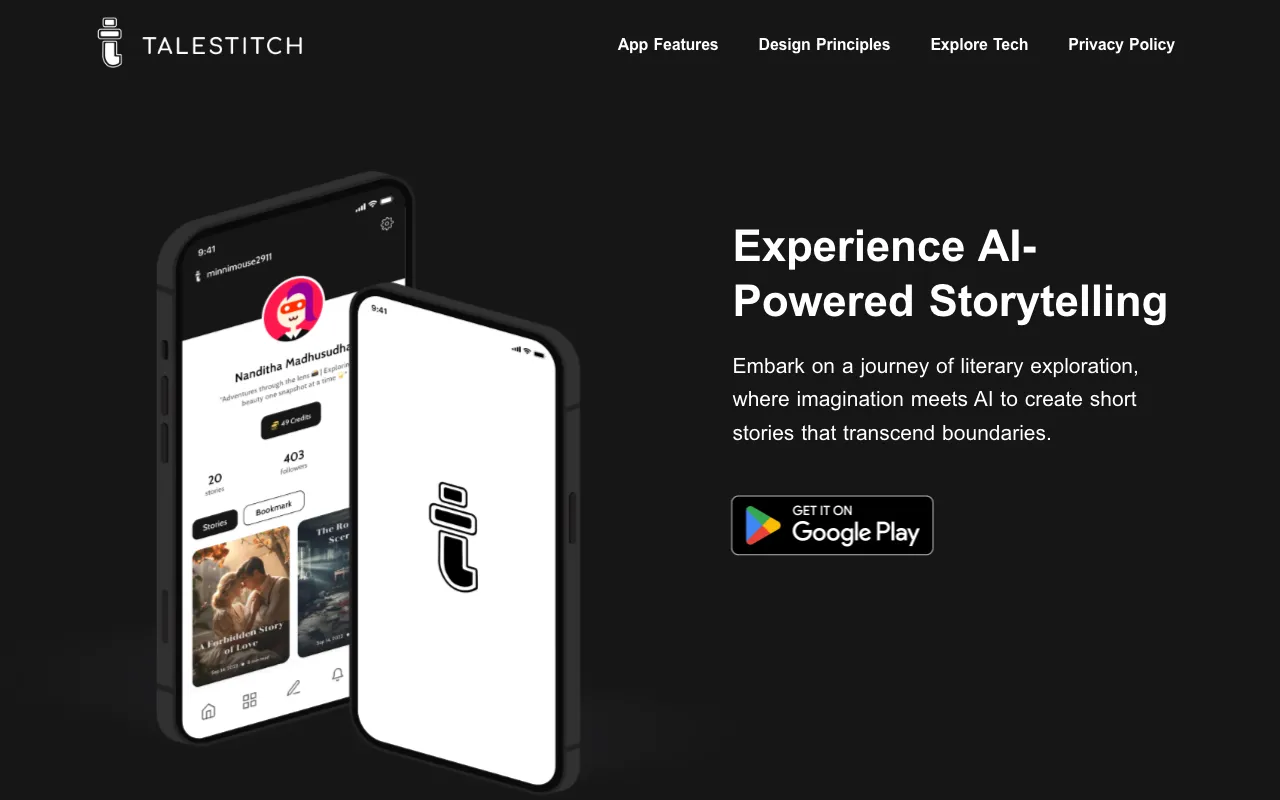 TaleStitch — preview screenshot