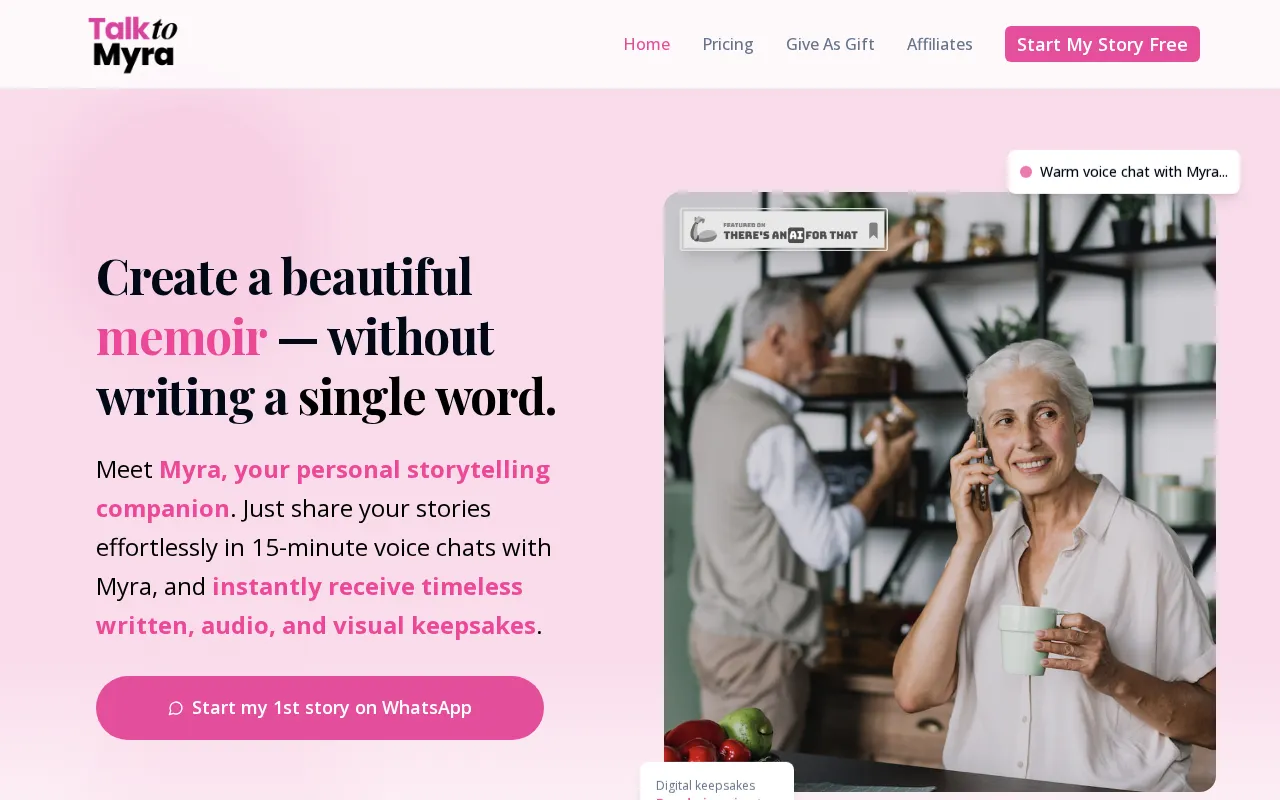 Talk To Myra — preview screenshot