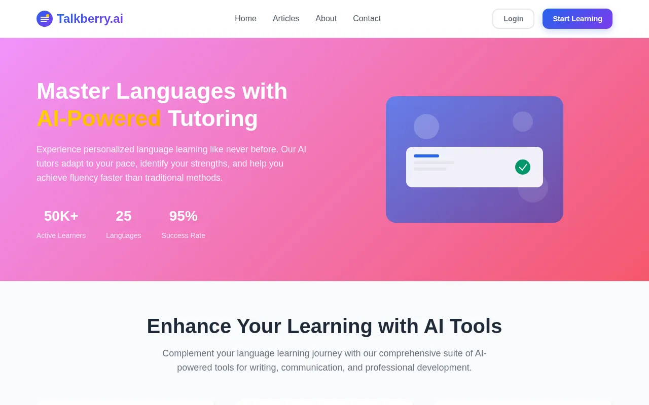 TalkBerry — preview screenshot