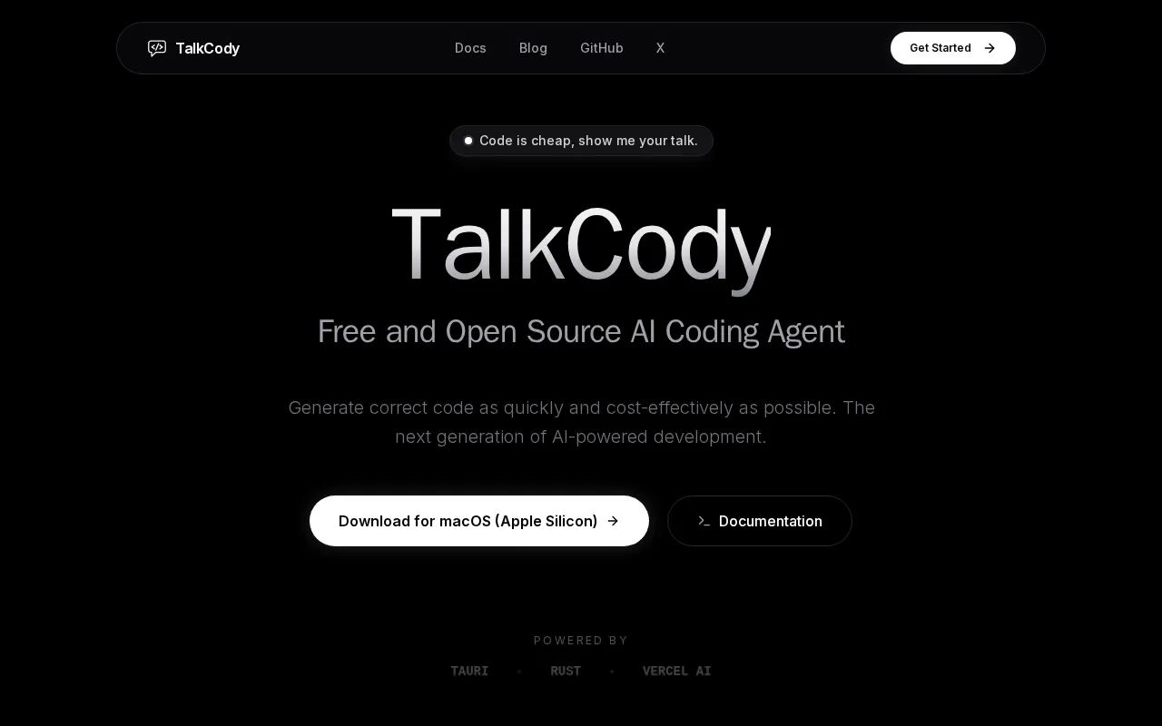 TalkCody — preview screenshot