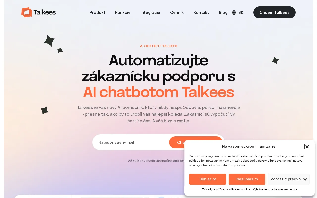 Talkees — preview screenshot