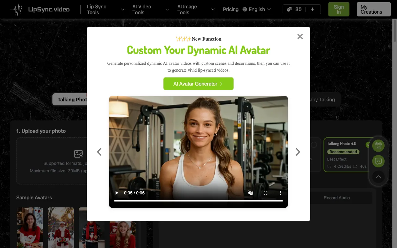 Talking Photo — preview screenshot