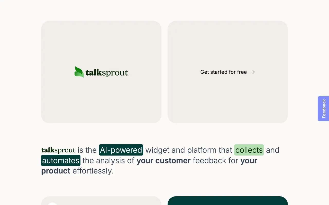 talksprout — preview screenshot