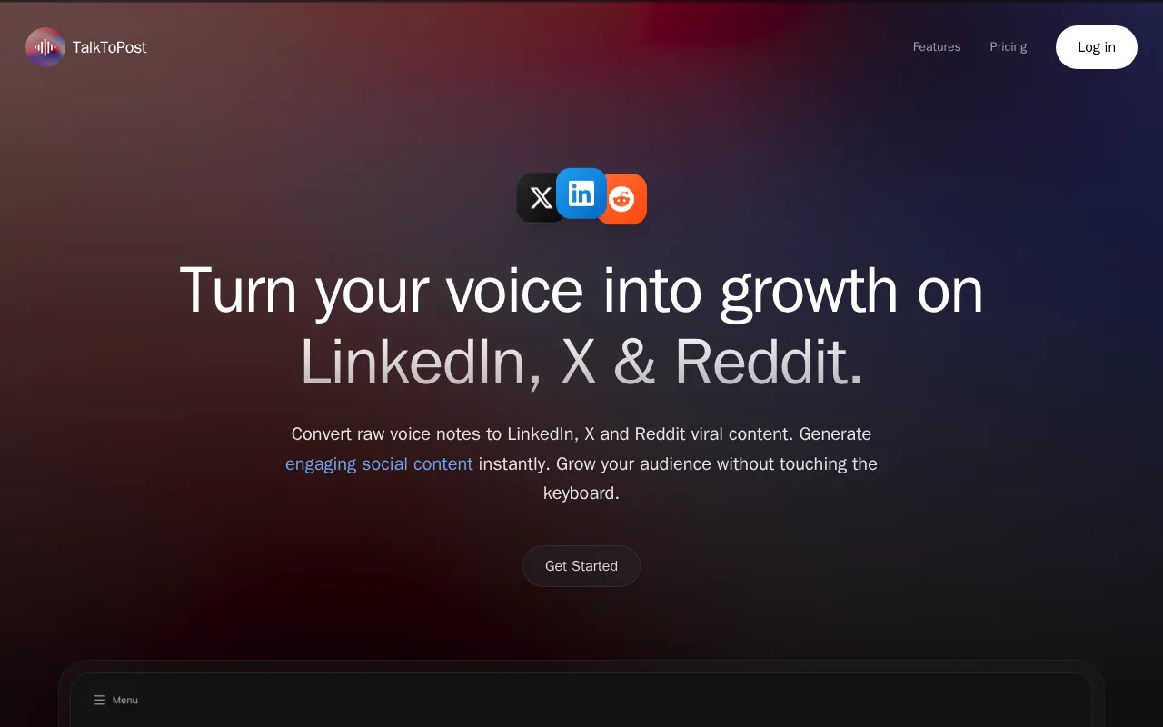 TalkToPost — preview screenshot